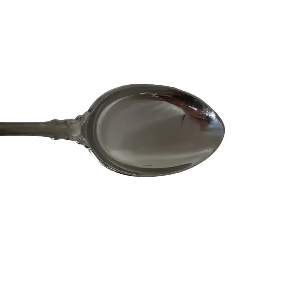 Vintage Lyons Queen Fancy Serving Spoon and Gravy Ladle Stainless Steele 1970s